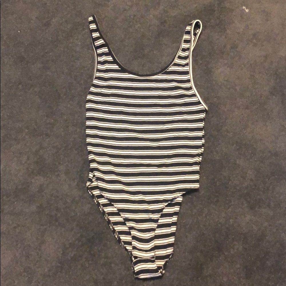 Urban Outfitters Black & White Body Suit